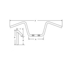 Fehling Chopper XLX 25mm Chrome Styr