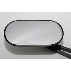 Spejlst - Oval - Sort