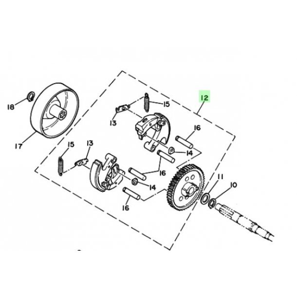 No 12 - Clutch assy