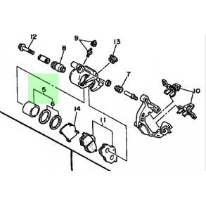 Bremsekaliber rep kit - XV 535