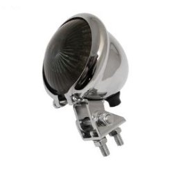 P&W Bates LED Baglygte Chrome Tonet