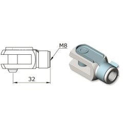 Gaffelbeslag med Clips