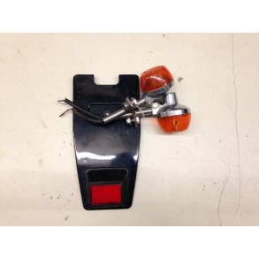 Nummerpladeholder med blinklys - Honda CB 400