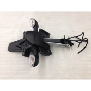 Nummerplade holder med blinklys - Yamaha MT07 14-17