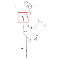 Kabel - Gas Kabel Stl +15cm - VS 1400