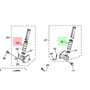 Original Fodhviler Gummi passager - Yamaha XVS 1100