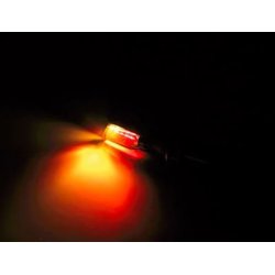 Spark SMD LED Sort Tonet Blinklys/Baglygte st