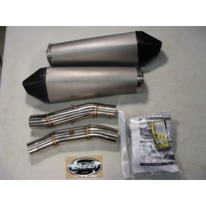 Yamaha YZF-R1 - Laser slip on Titanium-Carbon