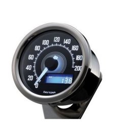 Daytona Velona Speedometer 0-200 Chrome