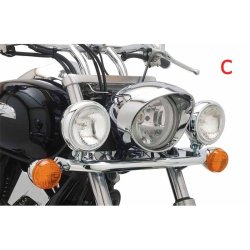 Cobra Lygtebar med Spotlight Honda, Yamaha, Kawasaki, Suzuki