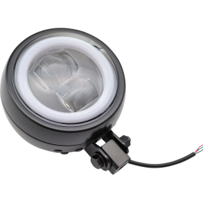 Daytona LED forlygte - Sort - Universal