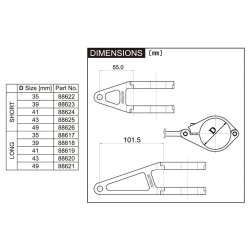 Daytona forlygtebeslag 