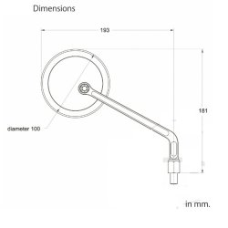 Daytona D-MIRROR 21 Spejl