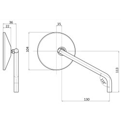 Daytona D-MIRROR 10 Spejls�t
