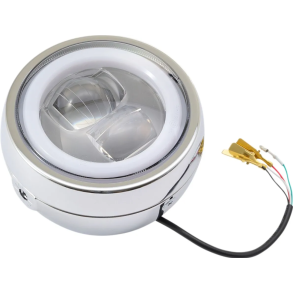 Daytona LED forlygte - Chrome- Universal