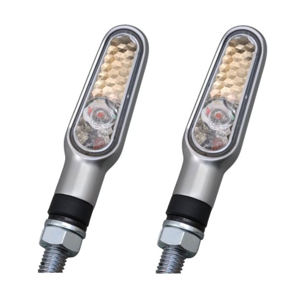 Daytona D-Light Blinklys S�lv