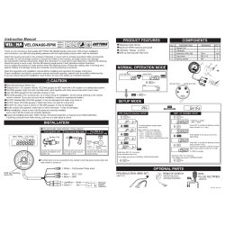 Daytona Velona 2 Omdrejningst�ller 0-9 Sort