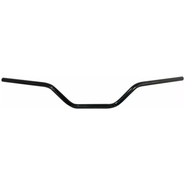 Emgo Flat Track Low 22mm Blank Sort Styr