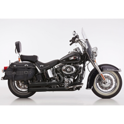Falcon Double Groove udstdning Sort - Softail Modeller