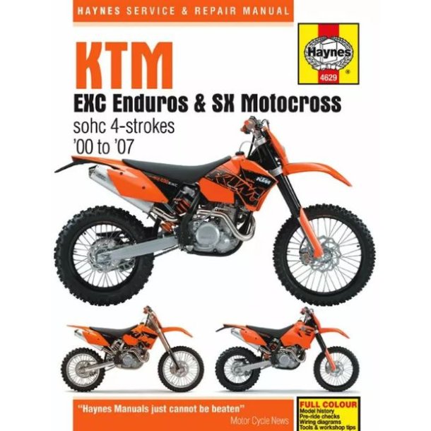 Haynes Værksteds bog KTM