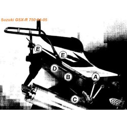 Hepco &amp; Becker Rear Rack Suzuki