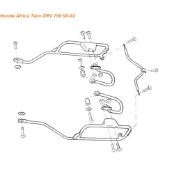 Hepco &amp; Becker Sidetaske holder Honda