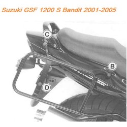 Hepco &amp; Becker sidetaske holdere - Suzuki