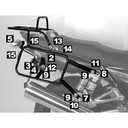 Hepco &amp; Becker Sidetaskeholder Lock It Yamaha