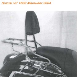 Hepco &amp; Becker Sissybar med bagagebre Suzuki Modeller