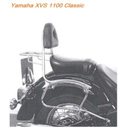 Hepco &amp; Becker Sissybar med bagagebre Yamaha Modeller