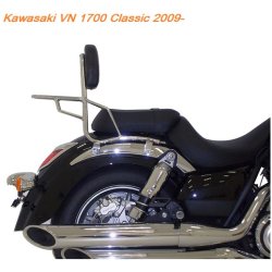 Hepco &amp; Becker Sissybar med bagagebre Kawasaki Modeller