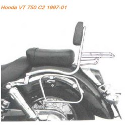 Hepco &amp; Becker Sissybar med bagagebre Honda Modeller