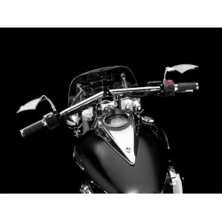 Highway Hawk Adjustable Straight 25/32mm Chrome Styr