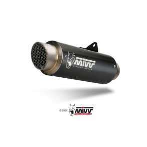 Mivv GP Pro Komplet Sort Rustfri St�l MT-09 (24->)