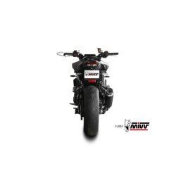 Mivv GP Pro Komplet Sort Rustfri St�l MT-09 (24->)