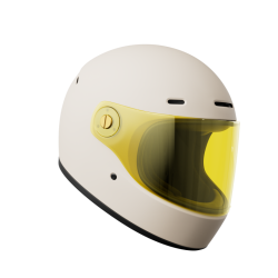 John Doe One Frozen Hjelm Off-White