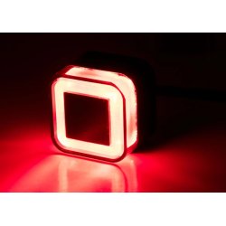 KOSO Square LED baglygte Rd
