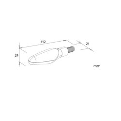 Koso Scroll LED running Blinklys