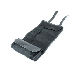 Longride   Tool Roll i Vokset Bomuld Sort (1.5L)