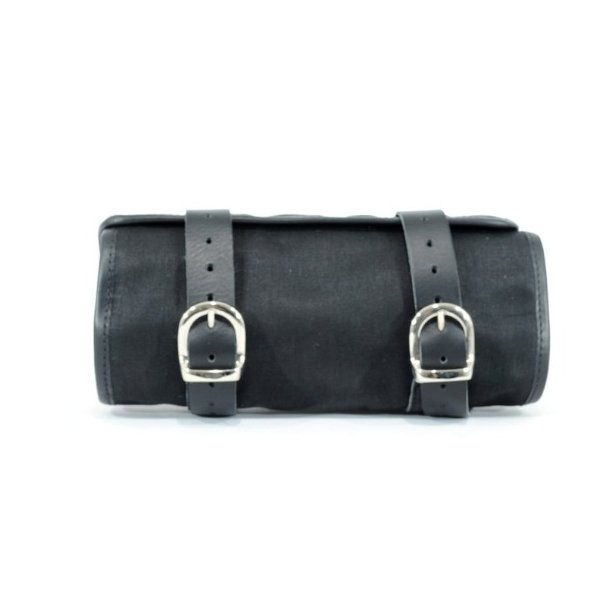 Longride   Tool Roll i Vokset Bomuld Sort (1.5L)