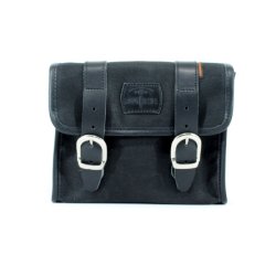 LongRide Classic Sidetaske Waxed Cotton Mini Sort