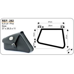 Yamaha XV 950 - Long Ride Svingarm taske Brun