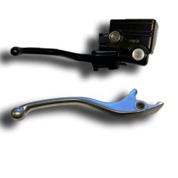 Bremsemaster i Sort - Til en skive + alu greb