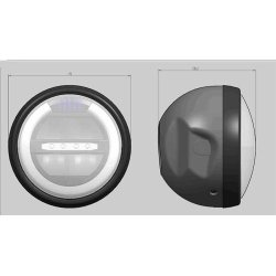 Puig LED Forlygte 7"