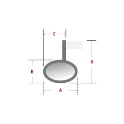 Highsider VICTORY BLAST Styrende Spejl Sort