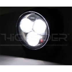 Satellite LED Langt Lys Sort 44mm