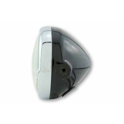 Shin Yo Pecos 5 3/4" Forlygte Chrome &amp; Sort