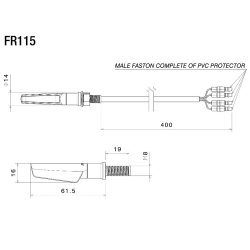 Rizoma Corsa Blink M. Bag-/Bremselys