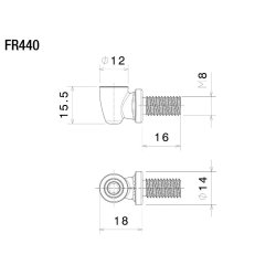 Rizoma Light Unit Blink Holdere