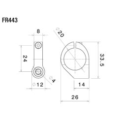 Rizoma Light Unit Blink Holdere Til Spejl